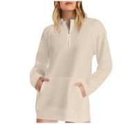 Maglione di Cotone Donna Eleganti Rossa Azzurra Lunghi Zucchero Colorata Gilet Alieno Tasche Economica Traspirante Disegni Gialle università Fluo Sciallato Stelle Svasato Leopardato
