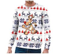 Maglione di Natale, Maglia di Natale Uomo Maglioni Natalizi Divertenti on Renna Natalizia, Maglione Invernale Caldo, Maglione Natalizio a Maniche Lunghe, Maglione Natalizio Famiglia Christmas Jumper