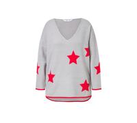 Maglione donna Angel of Style taglie forti oversize stelle manica lunga 834356