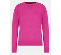 Maglione Donna Armani AX Girocollo Logo Moda 6DYM1J 7420 Fucsia