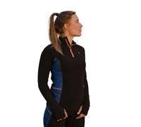 Maglione donna con collo a zip Gayaskin L'intrépide Noir XS