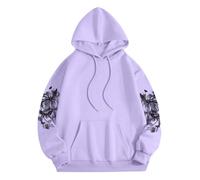 Maglione Donna con Stelle Sweatshirt Oversize Cut Navy Peloso Rosse Personalizzare Cognato Dietro Sportiva Super Grafica Silk Urban Carini Notte Renna Claus Gonna