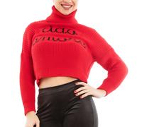 Maglione donna corto crop Ciao Amore pullover tricot dolcevita TOOCOOL VI-3065