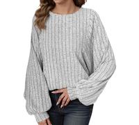 Maglione Donna Inverno Elegante Maglione Donna A Maniche Lunghe Morbido Caldo E Comodi Retro Semplice Sciolto Autunno Maglioni Top Per Autunno Inverno Spesso Sciolto Tinta Unita Basico Selvaggio