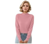 Maglione Donna Inverno Plus Size Jersey Maglia Donna Semplice Elegante Moda Collo Basso Autunno Pullover Camicia Fondo Classico Moda Solido Elastico Inverno Per Autunno Caldo Pullover Top
