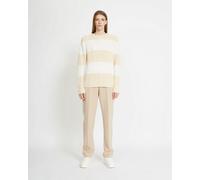 MAGLIONE DONNA Richmond RIGHE LARGHE PANNA