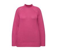 Maglione donna Ulla Popken taglie forti cuciture decorative collo alto...