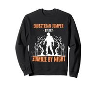 Maglione equestre di Day Zombie by Night Show Jumping Felpa