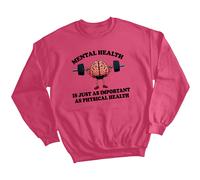 Maglione felpa donna Brain Lifting Weights consapevolezza della salute...