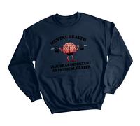 Maglione felpa donna Brain Lifting Weights consapevolezza della salute...