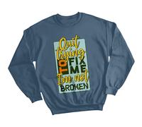 Maglione felpa donna smetti di provare a fissarmi consapevolezza della...