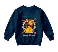 Maglione Felpa Happy Easter Leone Personalizzato Ragazzi E Ragazze Outfit...