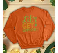 Maglione felpa Let's Get Shamrocked Family Funny St. Patricks Day irlandese...