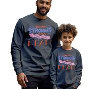 Maglione Felpa Uomo Bambini Sei Più Forte Consapevolezza Salute Mentale...