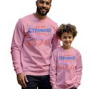 Maglione Felpa Uomo Bambini Sei Più Forte Consapevolezza Salute Mentale...