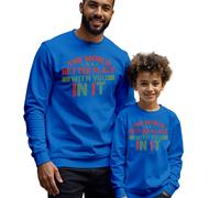 Maglione felpa uomo bambino mondo è un posto migliore consapevolezza della...