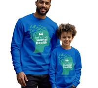 Maglione felpa uomo bambino Silhouette Lets Talk consapevolezza della...