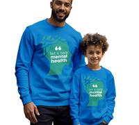 Maglione felpa uomo bambino Silhouette Lets Talk consapevolezza della...