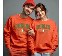 Maglione felpa uomo donna Dublin Irish St. Patricks Day verde parata #STPD