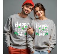 Maglione felpa uomo e donna Happy Funny St. Patricks Day verde irlandese #STPD