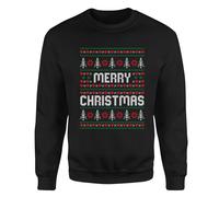 Maglione festivo Merry Christmas Knit Pattern Christmas Holidays Family...