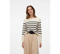 Vero Moda - VMSABA PLAIN LS O-NECK PULLOVER GA NOOS Beige - Abbigliamento S Beige