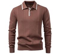 Maglione Girocollo da Uomo Felpe con Chiusura Lampo Sweater Termica in Tinta Unita Dolcevita Morbido Pullover Invernale Tenere Caldo