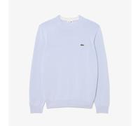 Maglione Girocollo Uomo Lacoste Cotone AH1985 J2G Azzurro