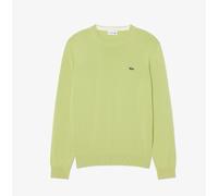 Maglione Girocollo Uomo Lacoste Cotone AH1985 UYB Verde