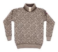 Maglione in lana Devold Svalbard Wool Zip Neck (Falcon/Offwhite) L