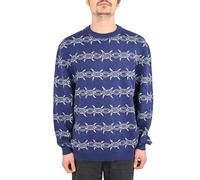 Maglione In Maglia Wired Santa Cruz - Blu Mezzanotte