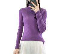 Maglione invernale da donna, girocollo, slim fit, a maniche lunghe, Shen Zi Se Wq009, L