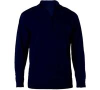 Maglione Kariban 1/4 Zip Bleu 2XL