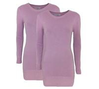 Maglione lungo donna lilla abito caldo vestito in maglia sera casual lana sex