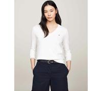 Co Jersey Stitch V-N WW0WW42049 by Tommy Hilfiger L Bianco