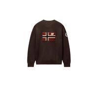 NAPAPIJRI Pullover 'D-ARCHIVE' beige / marrone / bordeaux / nero Uomo - Abbigliamento - Pullover e cardigan - Pullover - Pullover girocollo NAPAPIJRI L