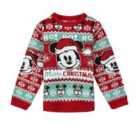 Cerda Group Knitted Christmas Mickey Sweater Rosso 6 Years Ragazzo