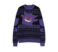 Maglione Natale Pokemon Gengar Haunting Holidays XS