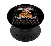 Maglione natalizio All I Want Carpet Python Christmas Ugly PopSockets PopGrip Adesivo
