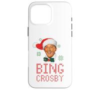 Maglione natalizio bianco di Bing Crosby Custodia per iPhone 16 Pro Max
