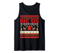 Maglione Natalizio Big Sis Sister Ugly Christmas Maglioni Divertenti Canotta