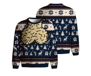Maglione Natalizio da Uomo Funky Monkey con Divertente Smoking e Papillon, | Maglione Con Tre Bottoni Uomo Maglioni Giallo Leggera Sotto 3 Stile Angora Smile Belli Smanicati Antipioggia
