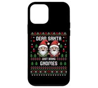 Maglione natalizio Dear Santa Garden Gnomes Christmas Ugly Custodia per iPhone 12 mini