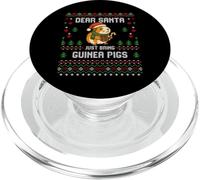 Maglione natalizio Dear Santa Guinea Pigs Christmas Ugly PopSockets PopGrip per MagSafe