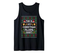 Maglione Natalizio Divertente per Uomo e Donna con Scritta in Lingua Inglese This is My Christmas Canotta