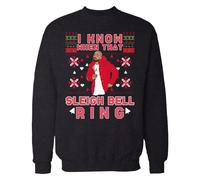 Maglione Natalizio Drake i Know When Che Slitta Bell Anello Felpa / T-Shirt