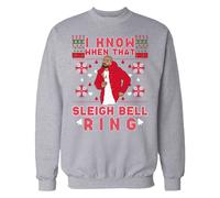Maglione Natalizio Drake i Know When Che Slitta Bell Anello Felpa / T-Shirt