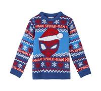 MAGLIONE NATALIZIO SPIDERMAN MARVEL MAGLIA DI NATALE PER BAMBINI 100% POLIESTERE
