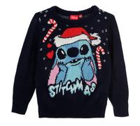 MAGLIONE NATALIZIO STITCH DISNEY IN ACRILICO PER BAMBINI 3/8 ANNI - ZH10280