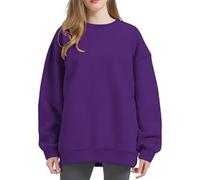Maglione oversize da donna a maniche lunghe con spalle cadenti
